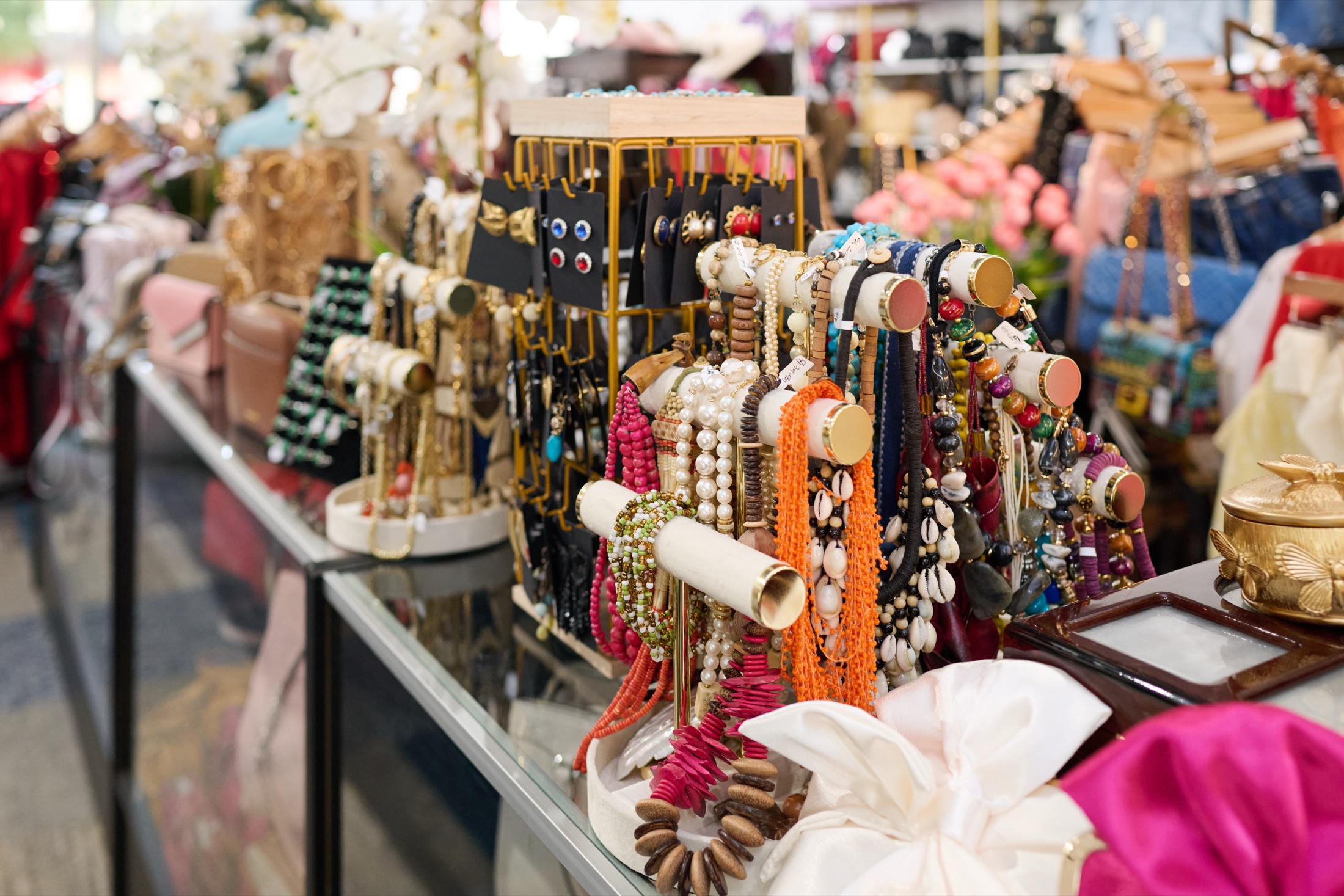 Gold jewelry at Love, Fashion & More