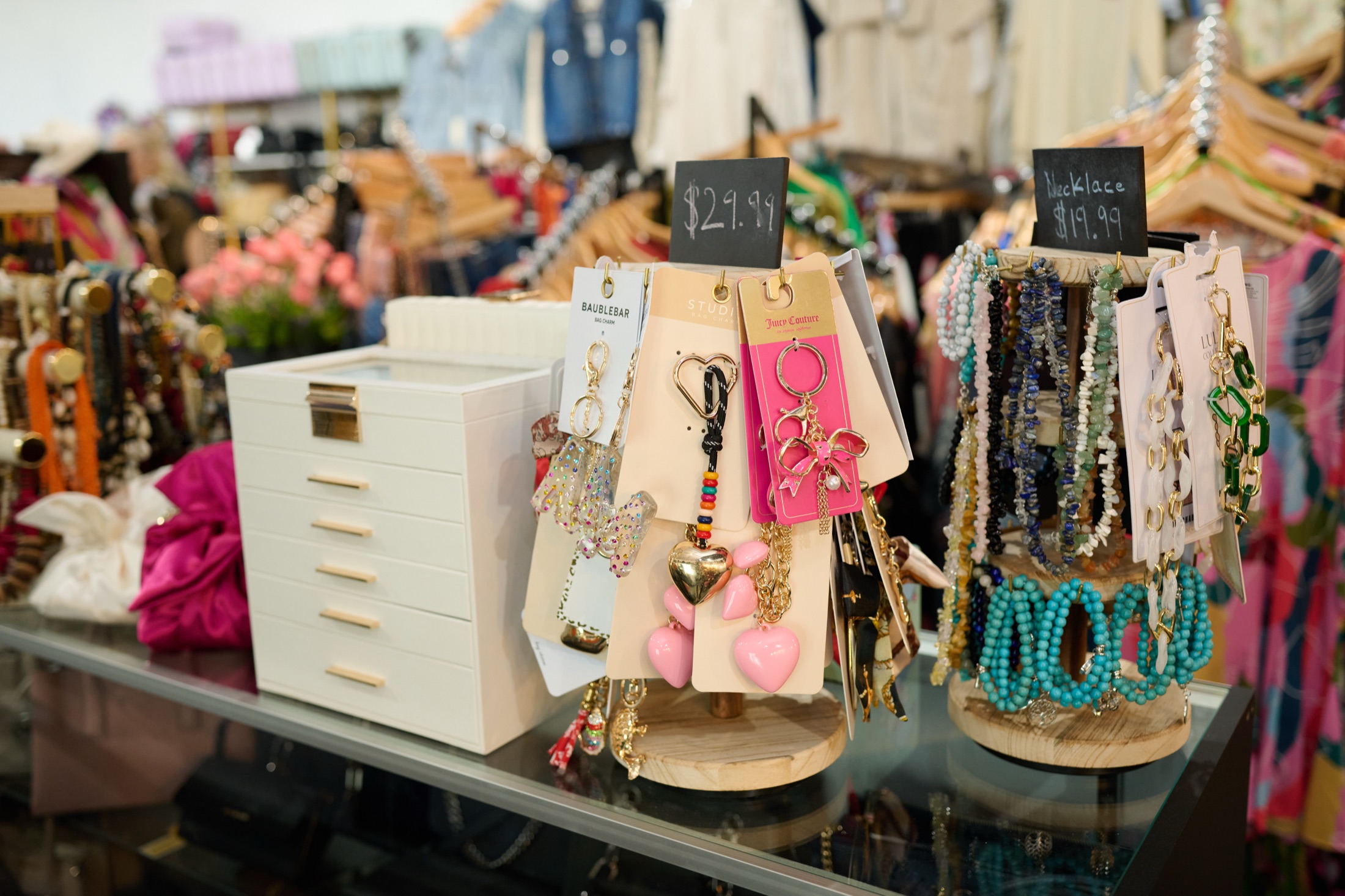 Keychains and accessories at Love, Fashion & More