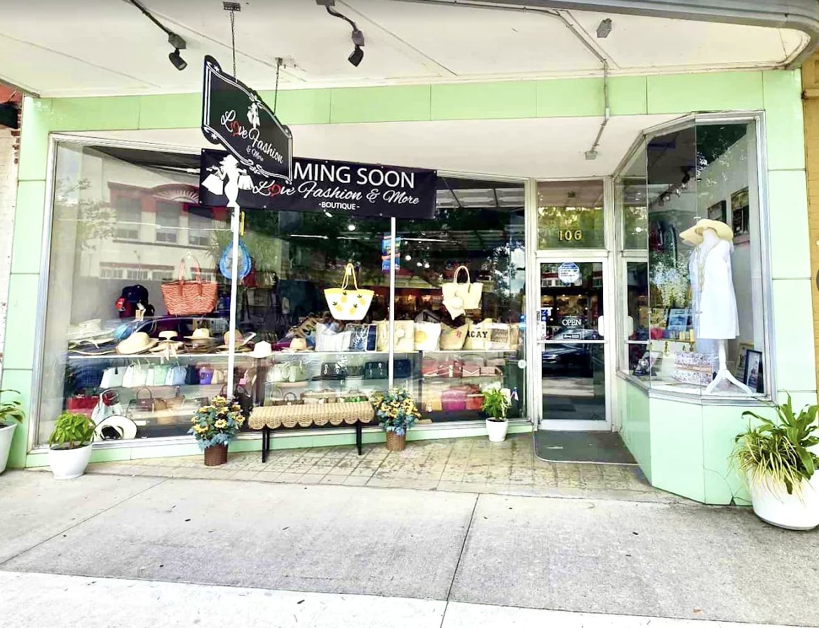 The Love, Fashion & More storefront on Palmetto Ave in Historic Downtown Sanford